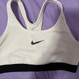 White Nike Sports Bra